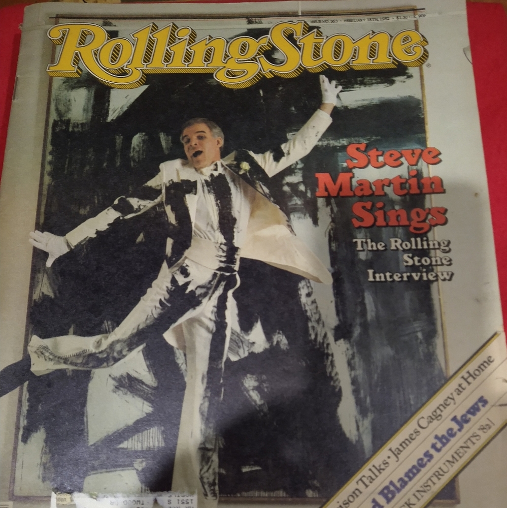 Steve Martin Rolling Stone #363 February 1982